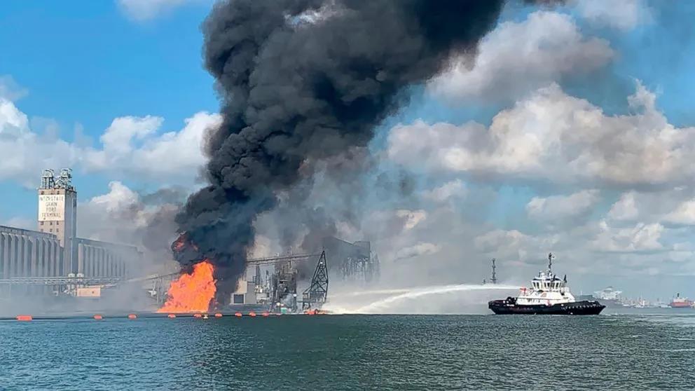 突發(fā)！輪船撞上天然氣管道，大爆炸！2死、2失蹤，6傷！